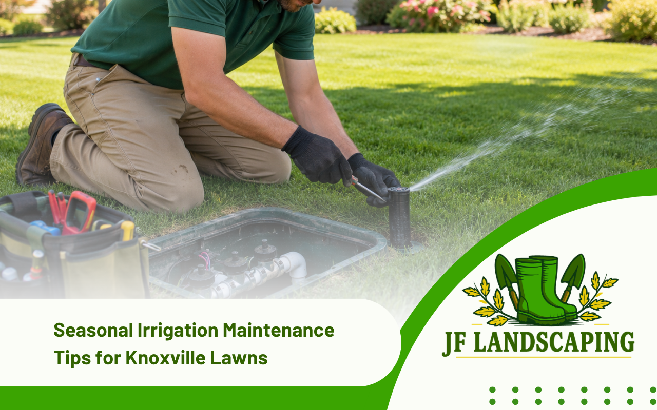 Seasonal irrigation maintenance for a healthy Knoxville lawn