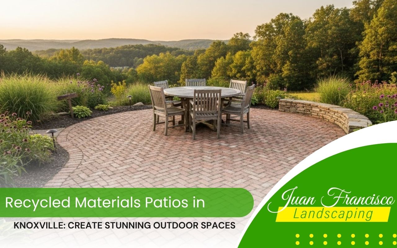 Recycled Materials Patios in Knoxville makeover