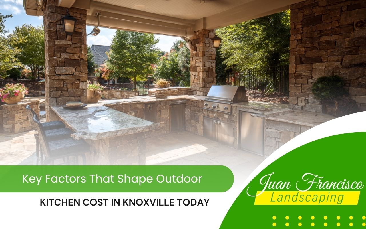 outdoor kitchen cost in Knoxville with smart backyard layout planning