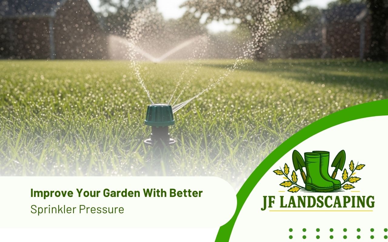 Sprinkler pressure regulator in Knoxville helping water a healthy lawn