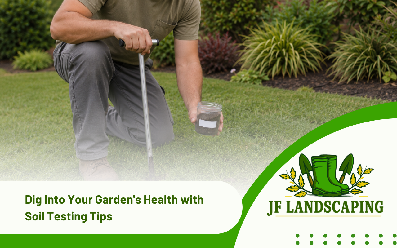 Soil testing for a lawn in Maryville